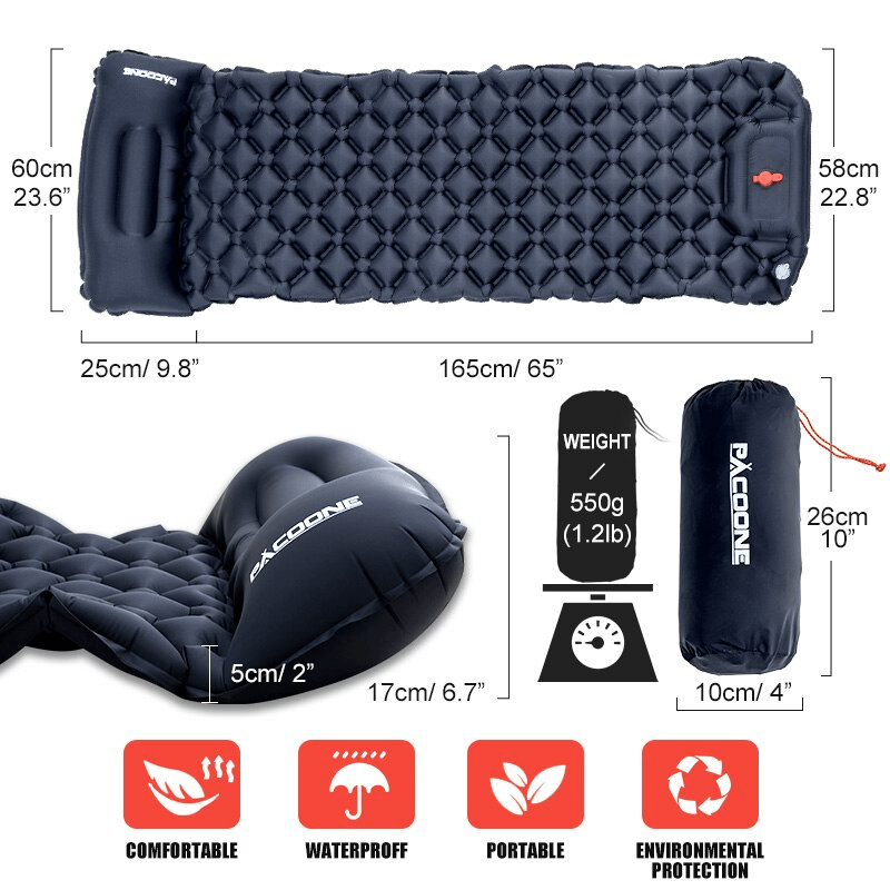 Blow Up Mattress Inflatable Camping Air Bed image 6