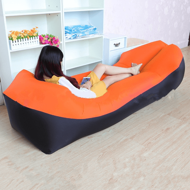 Blow Up Couch Inflatable Camping Air Sofa image 11