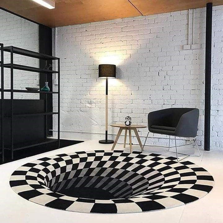 3D Vortex Illusion Rug image 6