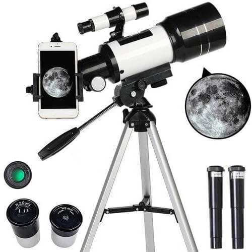 Professional Astronomical Telescope - Moon-Watching W/ Tripod Table Present - 150x Zoom image 5