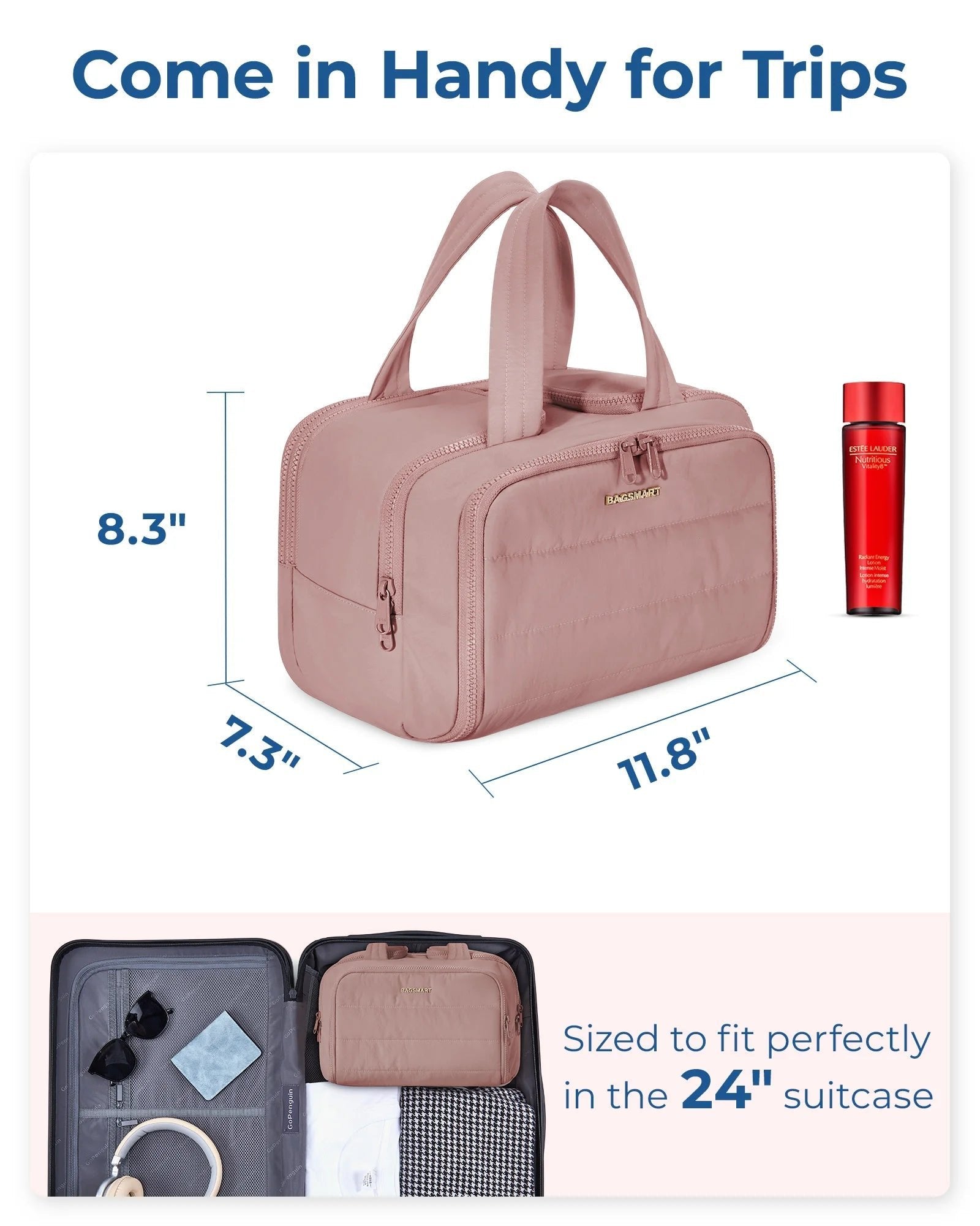 Large-Capacity Travel Toiletry Bag image 3