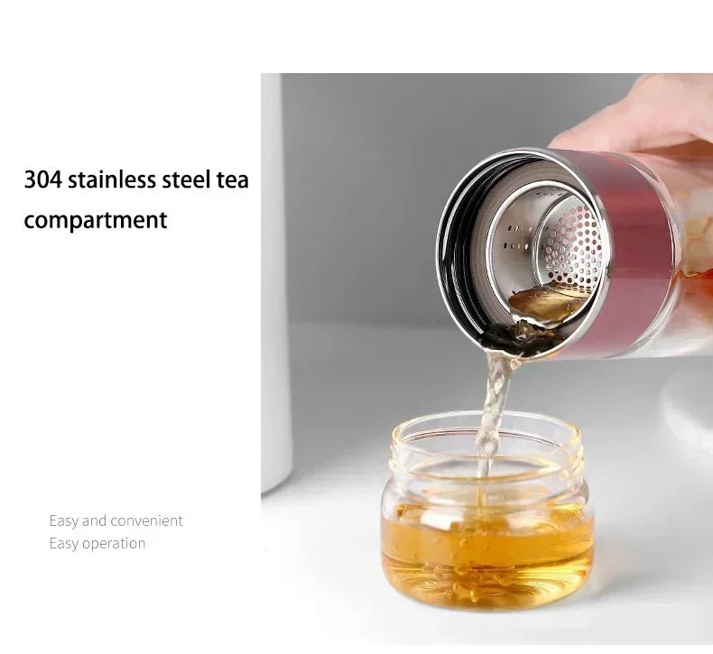 430ml Borosilicate Glass Double Layer Tea Infuser image 2
