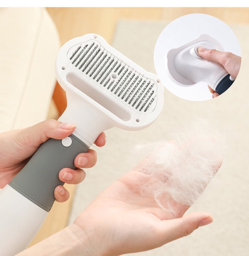 3-in-1 Dog Hair Dryer and Grooming Brush image 1
