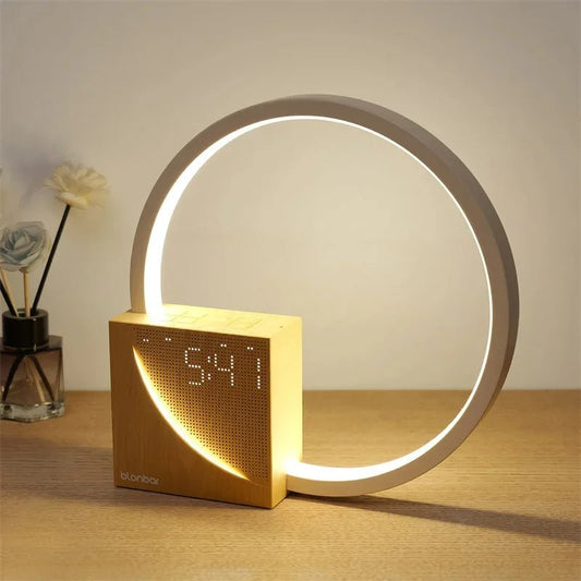 Touch Bedside Table Lamp with Natural Sounds and Alarm Clock image 0