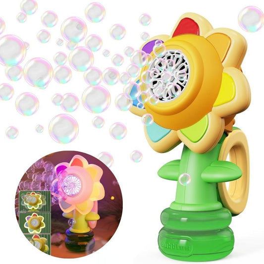 Dancing Sunflower LED Bubble Maker Toy image 0