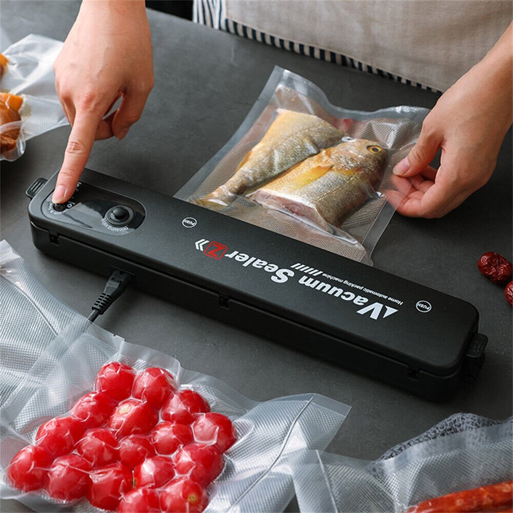 Electric Home Kitchen Food Saver Vacuum Bag Sealer Packing Machine image 2