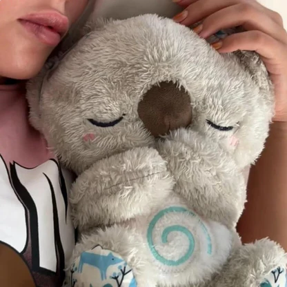 Anxiety Relief Koala Plush Toy with Music, Lights and Rhythmic Breathing Motion image 2