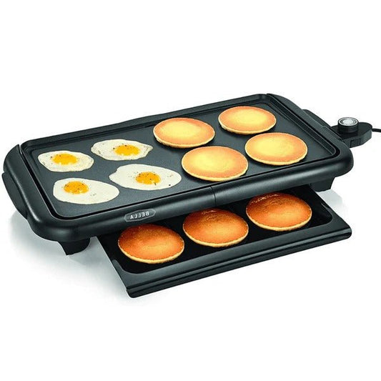 Large Tabletop Home Kitchen Pancake Griddle Maker Machine 24" image 0