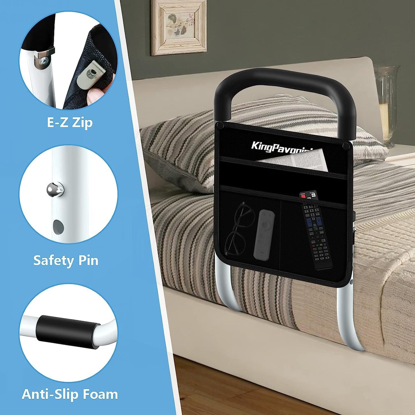 Bed Rails For Adults Seniors Guard Rail For Elderly image 6