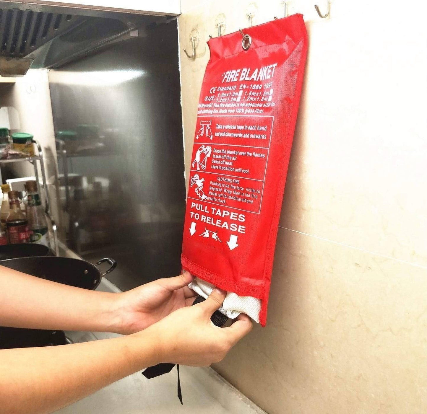 Fire Blanket Fireproof Flame Retardant Resistant image 1