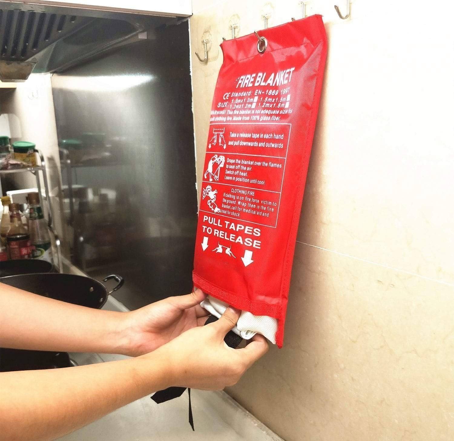 Fire Blanket Fireproof Flame Retardant Resistant image 1