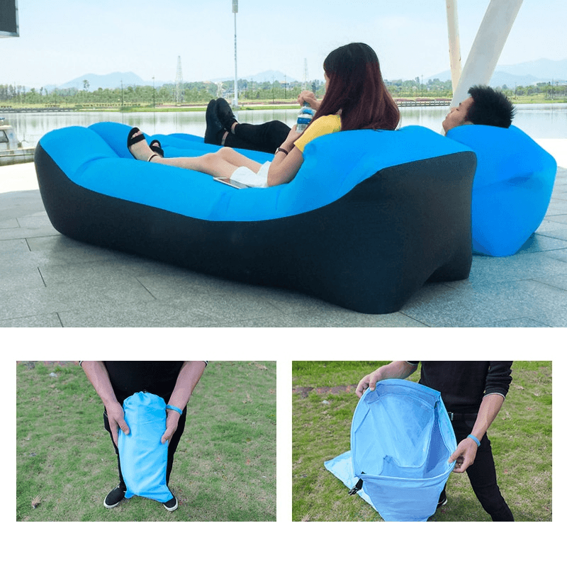 Blow Up Couch Inflatable Camping Air Sofa image 17