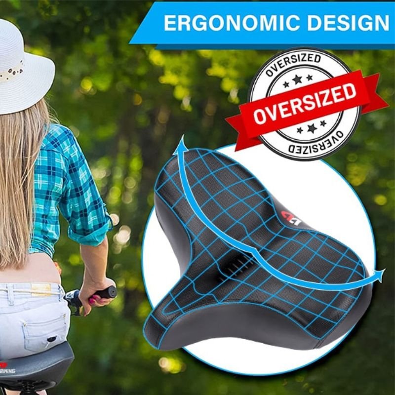 Extra Large Bike Seat With Comfortable Thick Foam and Waterproof image 8