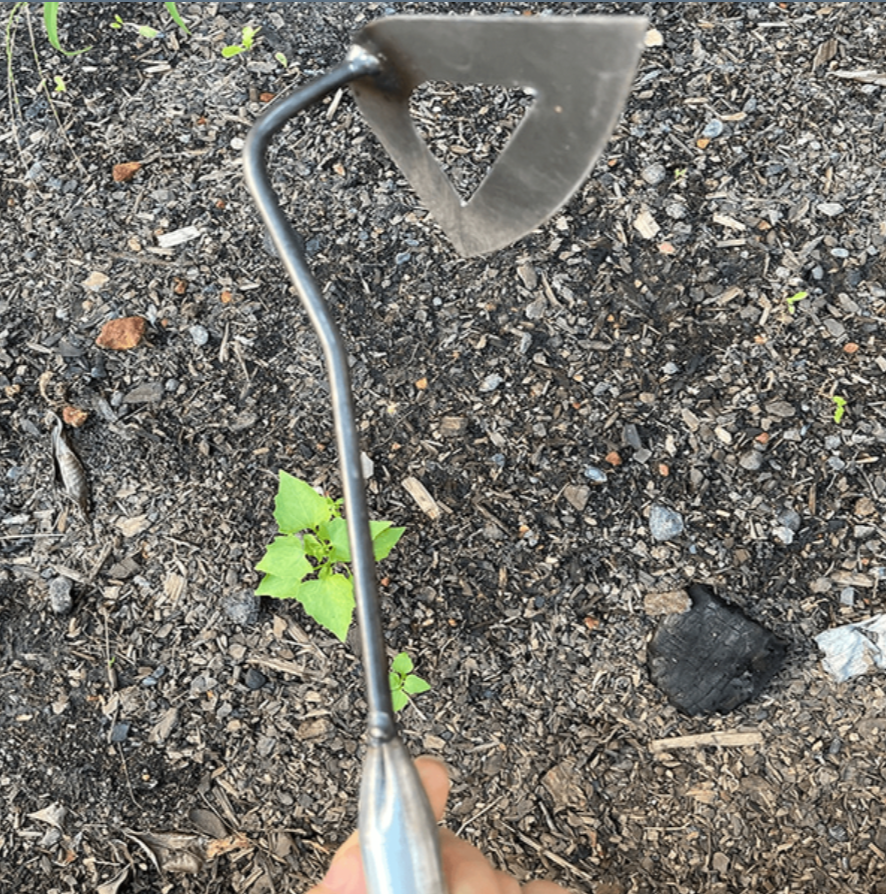 All Steel Hollow Hoe For Gardening image 1