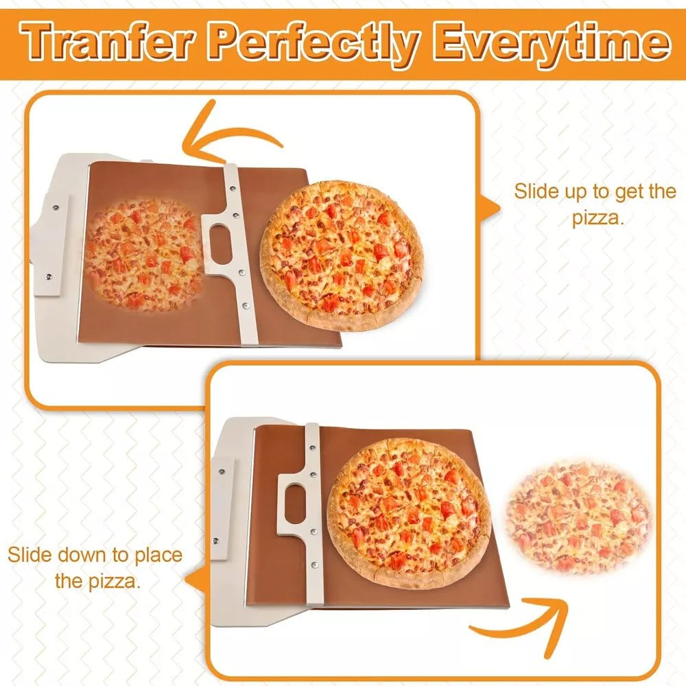 Sliding Pizza Peel – Easily Transfer & Serve Your Pizza image 1