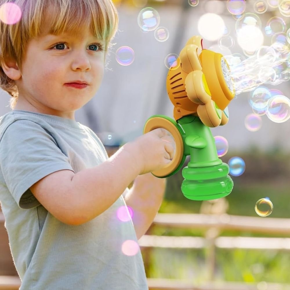 Dancing Sunflower LED Bubble Maker Toy image 5