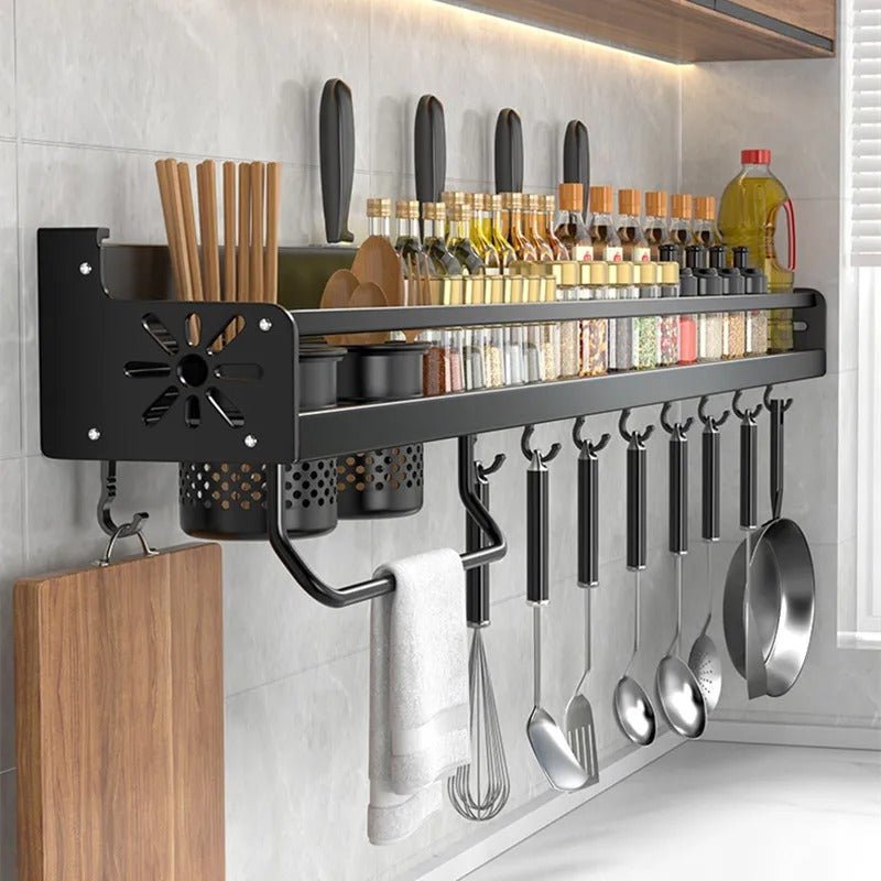 Wall Mounted Kitchen Storage Rack Organizer image 0