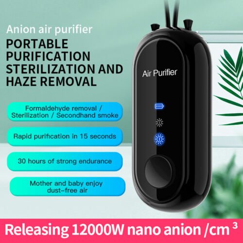 Personal Mini Air Purifier Necklace | Wearable Air Purifier with USB Charging image 10