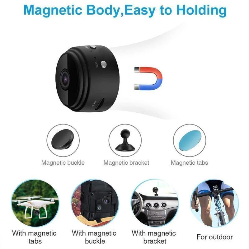1080p Magnetic WiFi Mini Camera image 3
