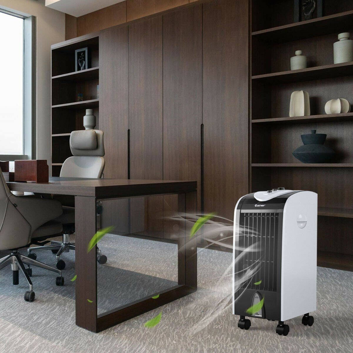 Portable Air Conditioner Stand Up Room Cooler Indoor AC Unit Windowless On Wheel image 10