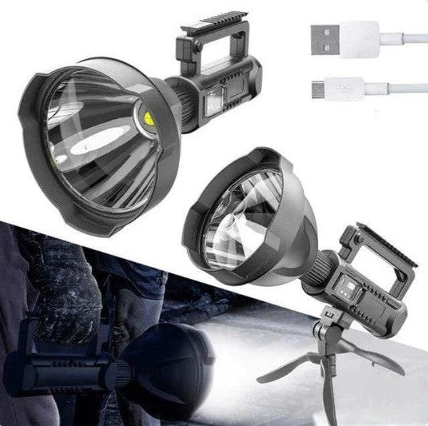 High-Brightness Rechargeable LED Flashlight image 1