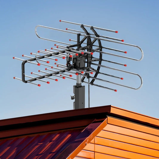 Outdoor Long Range 500+ Mile TV Antenna With UHF/VHF/FM Radio image 0