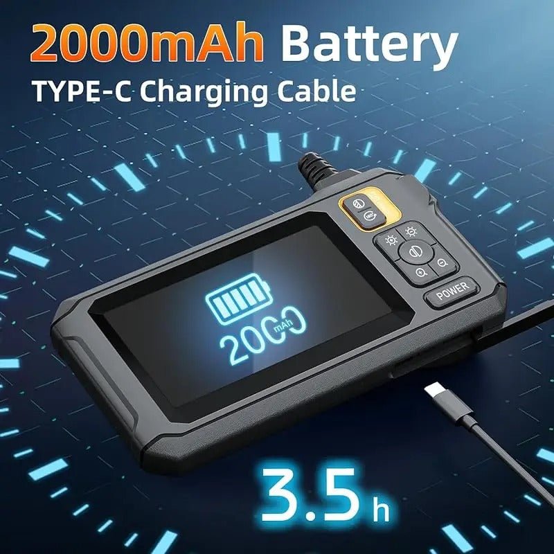 Industrial Endoscope Inspection Camera – 1080p Hd With 4.3-Inch Display Adjustable Lens image 2