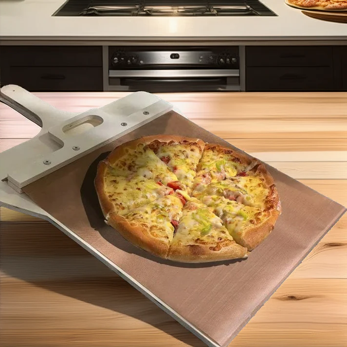 Sliding Pizza Peel – Easily Transfer & Serve Your Pizza image 0
