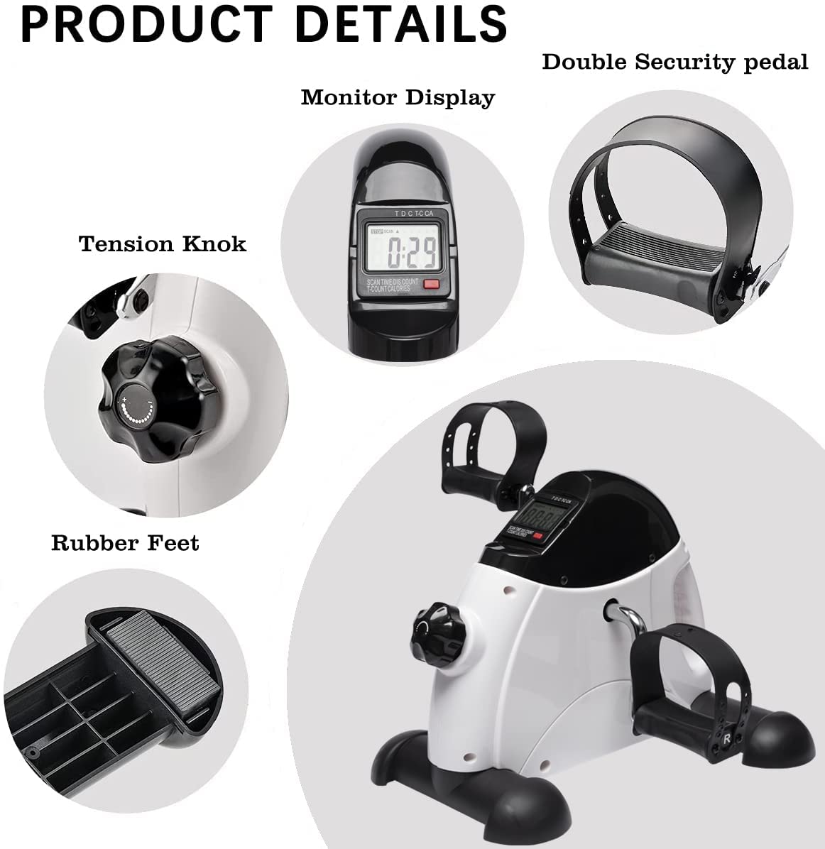Premium Under Desk Exercise Bike Peddler image 2