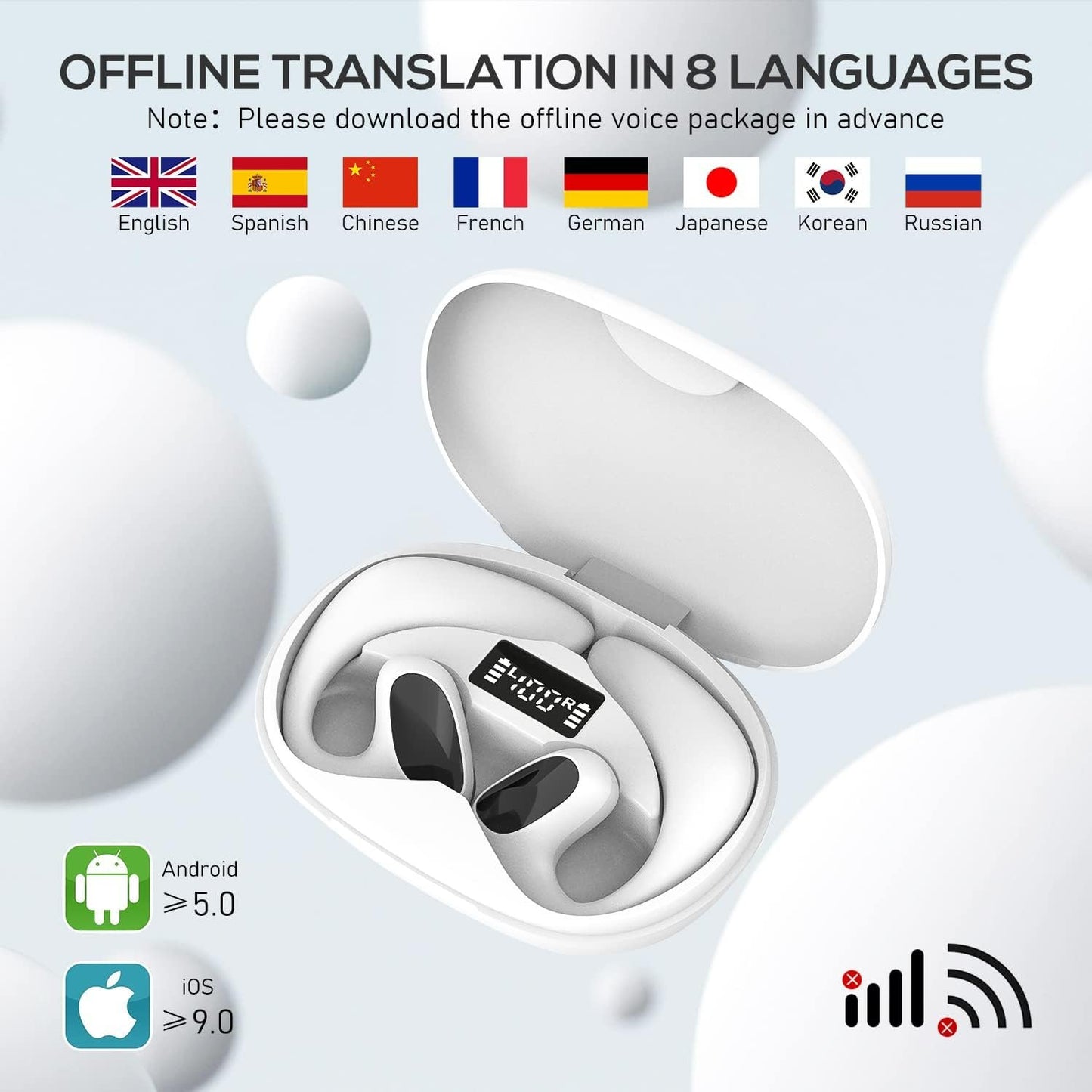 Language Translator Earbuds image 2