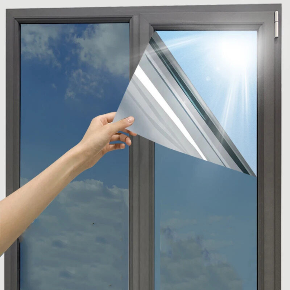 Reflective One-Way Privacy Glass Window Insulation Film image 7