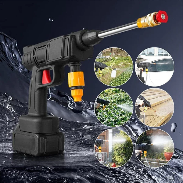 Cordless Portable High Pressure Spray Water Gun Set image 6