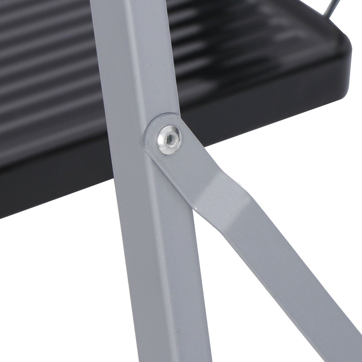Foldable Step Stool Sturdy Steel Ladder For Adults image 7