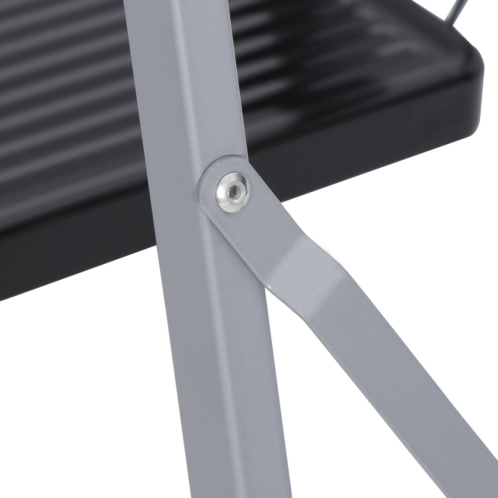 Foldable Step Stool Sturdy Steel Ladder For Adults image 7