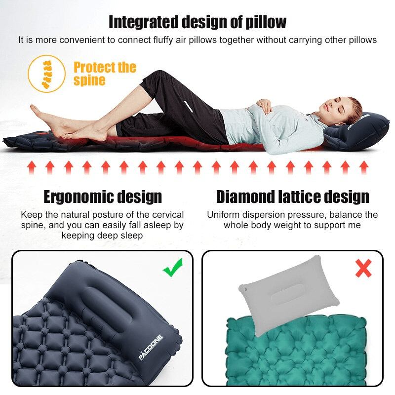Blow Up Mattress Inflatable Camping Air Bed image 7