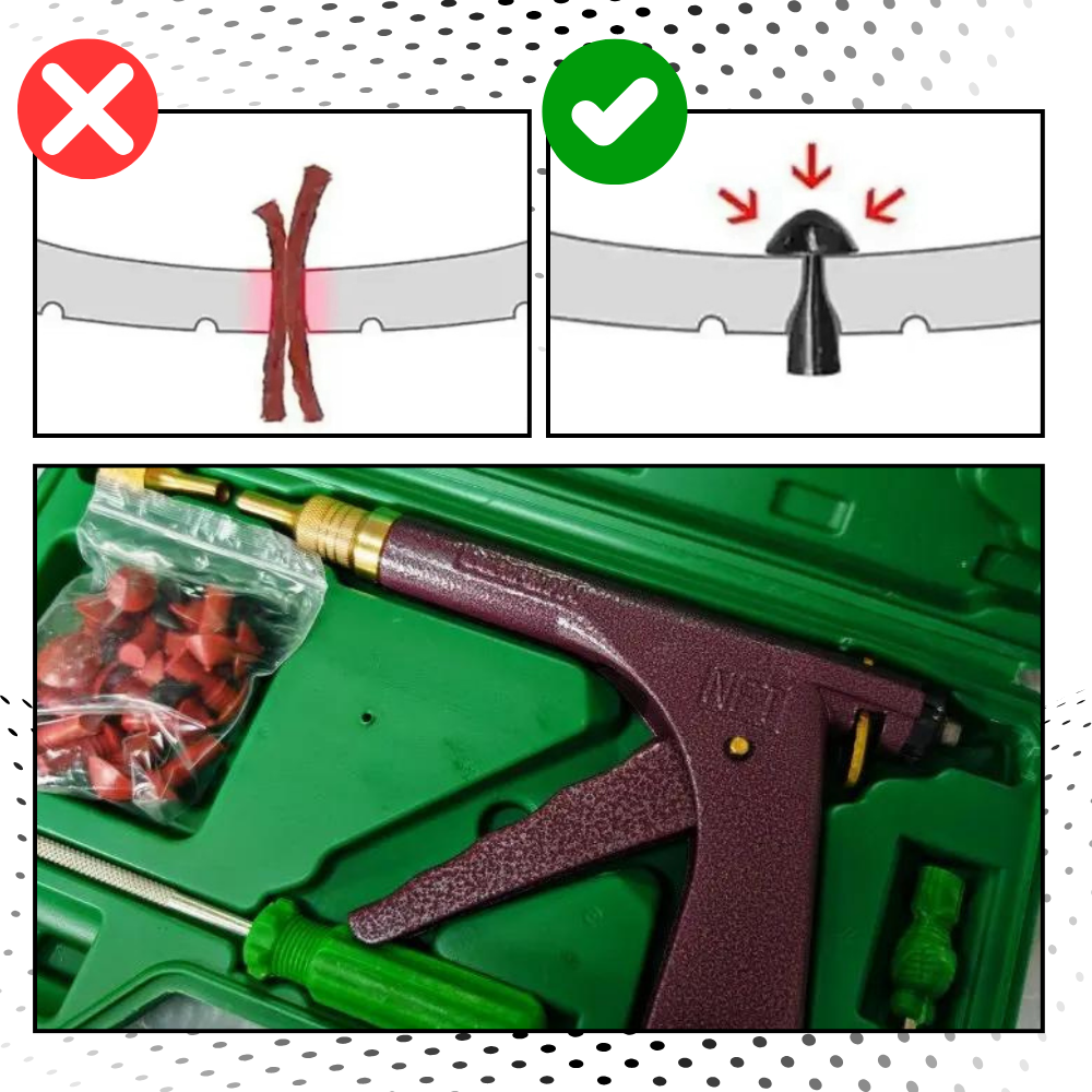 Universal Tire Puncture Repair Kit image 3