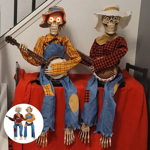 Funny Animated Dueling Banjo Skeletons image 4