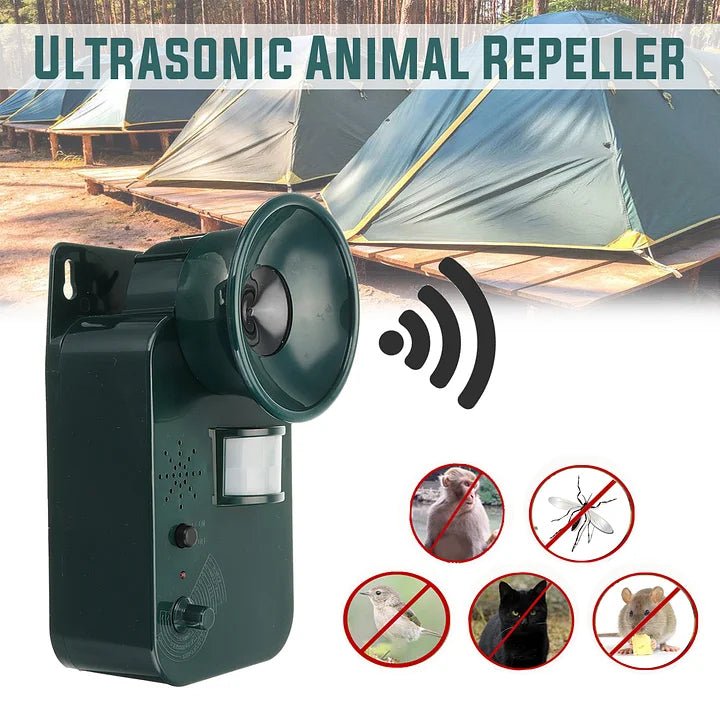 5000sqft 9v Dc Ultra Sonic Cordless Pest Animal Repeller Outdoor Safely Repel Various Animal image 8