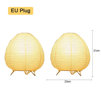 Nordic Wabi-Sabi Table Lamp with Soft Ambient Light