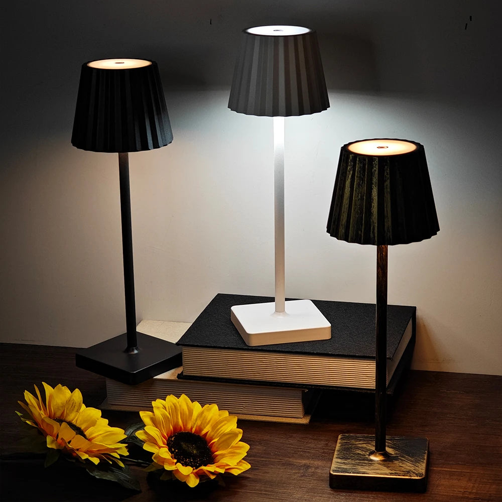 Cordless Touch Table Lamp with Soft Adjustable Light