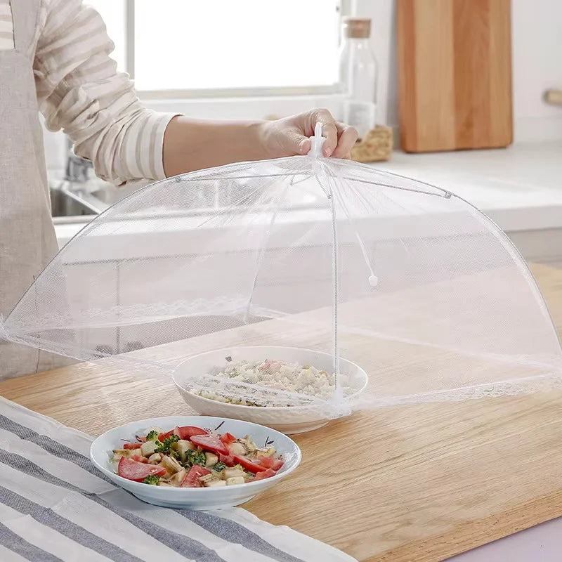 Foldable Food Cover Mesh – Insect-Proof Kitchen Dish Protector