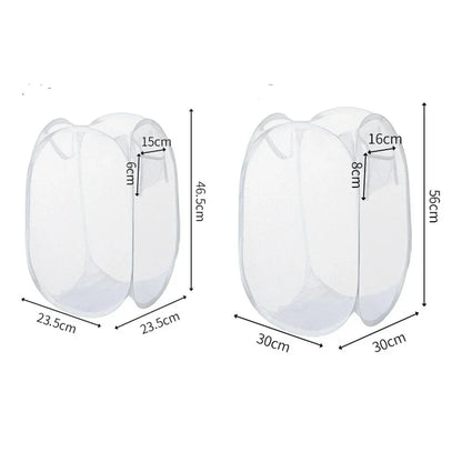 Foldable Laundry Basket – Large Ventilated Clothes Hamper