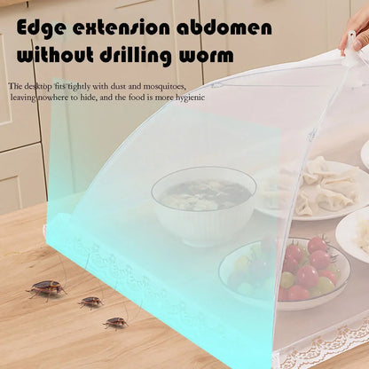 Foldable Food Cover Mesh – Insect-Proof Kitchen Dish Protector