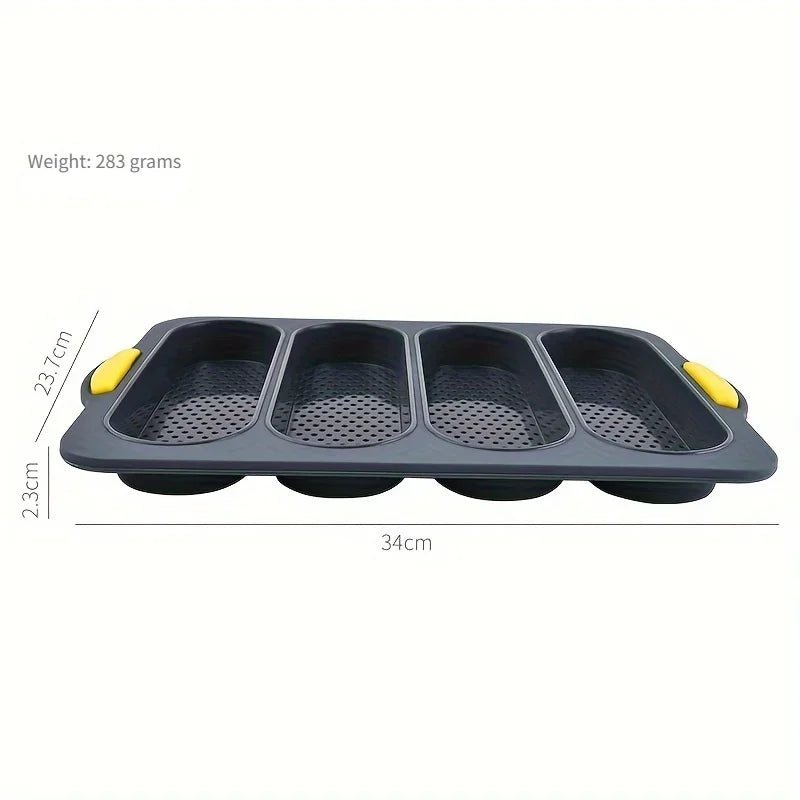 Large Silicone Baking Mold Restaurant Bread Food Mould Grade Baguette Bake Tray Non-stick Oven Tool kitchen Bakeware Accessories