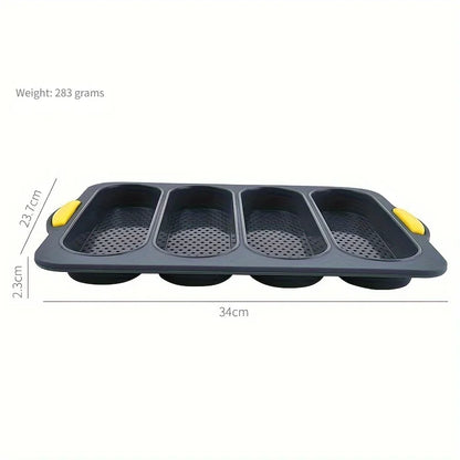 Large Silicone Baking Mold Restaurant Bread Food Mould Grade Baguette Bake Tray Non-stick Oven Tool kitchen Bakeware Accessories