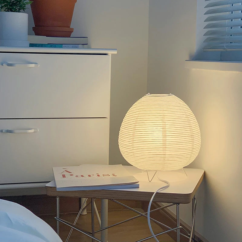 Nordic Wabi-Sabi Table Lamp with Soft Ambient Light
