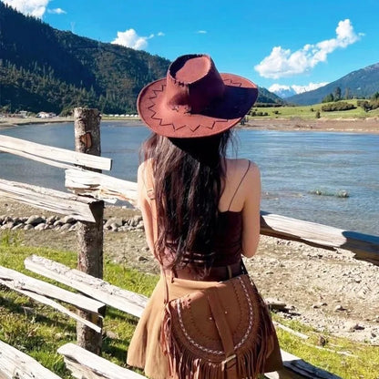 Bride Cowgirl Hat – Western Cowboy Hat for Women, Wedding & Party