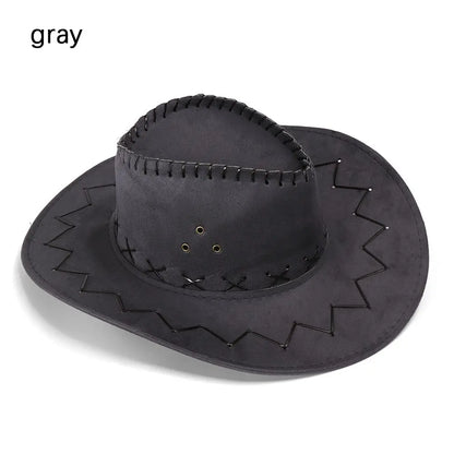 Western Cowboy Hat – Suede Cowgirl & Cowboy Hat for Men & Women