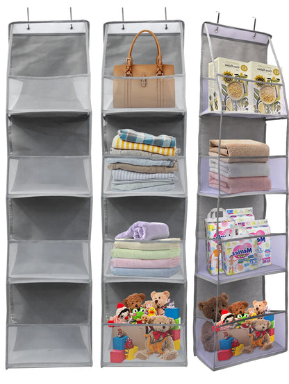 Multi-functional Fabric Hanging Bag for Behind the Door Multi-layer Storage Hanging Bag Miscellaneous Organizer Storage Hanging