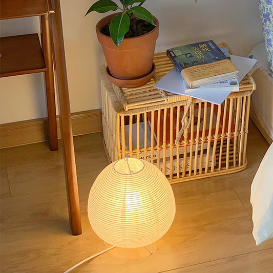 Nordic Wabi-Sabi Table Lamp with Soft Ambient Light